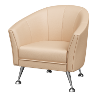 Кресло Зара (Oregon 12 бежевый кожзам)